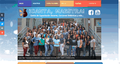 Desktop Screenshot of cantamaestra.com